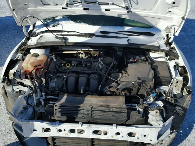 1FADP3E29FL354668 - 2015 FORD FOCUS S WHITE photo 7