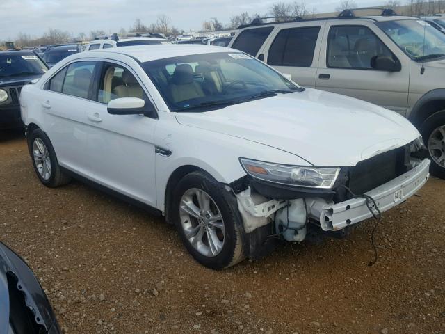 1FAHP2E83DG118698 - 2013 FORD TAURUS SEL WHITE photo 1