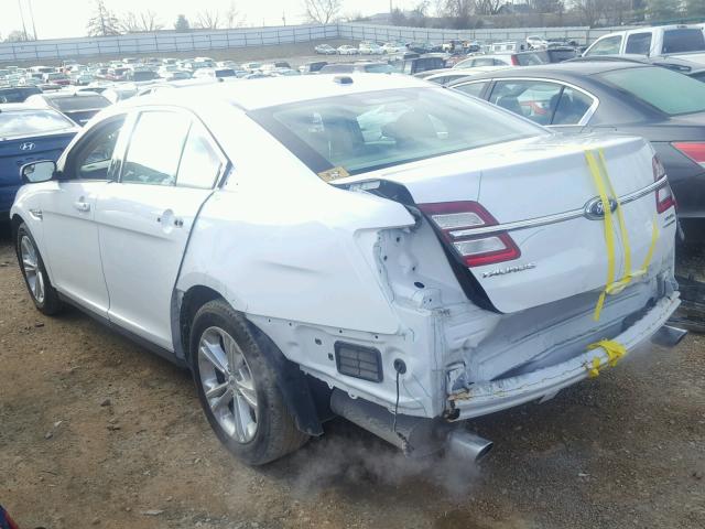 1FAHP2E83DG118698 - 2013 FORD TAURUS SEL WHITE photo 3