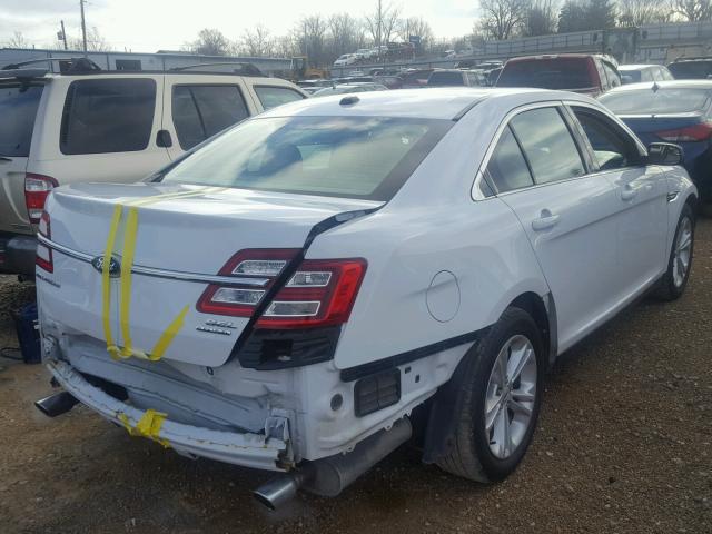 1FAHP2E83DG118698 - 2013 FORD TAURUS SEL WHITE photo 4