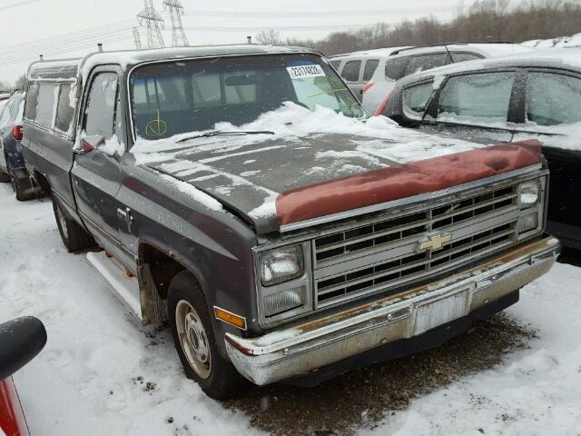 1GCCC14N6GJ115626 - 1986 CHEVROLET C10 GRAY photo 1