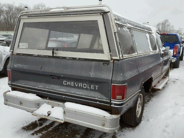 1GCCC14N6GJ115626 - 1986 CHEVROLET C10 GRAY photo 4