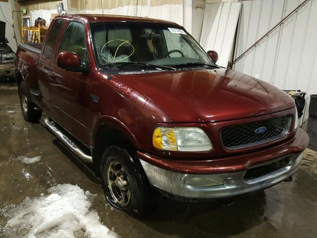 1FTDX08W1VKD27945 - 1997 FORD F150 MAROON photo 1