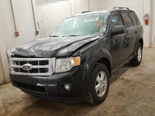 1FMCU0DG7CKC47982 - 2012 FORD ESCAPE XLT BLACK photo 2