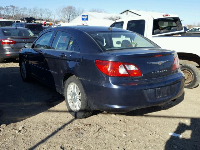 1C3LC56K08N196776 - 2008 CHRYSLER SEBRING TO BLUE photo 3