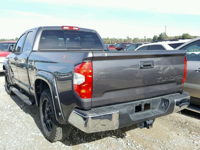 5TFRY5F12FX183205 - 2015 TOYOTA TUNDRA DOU GRAY photo 3