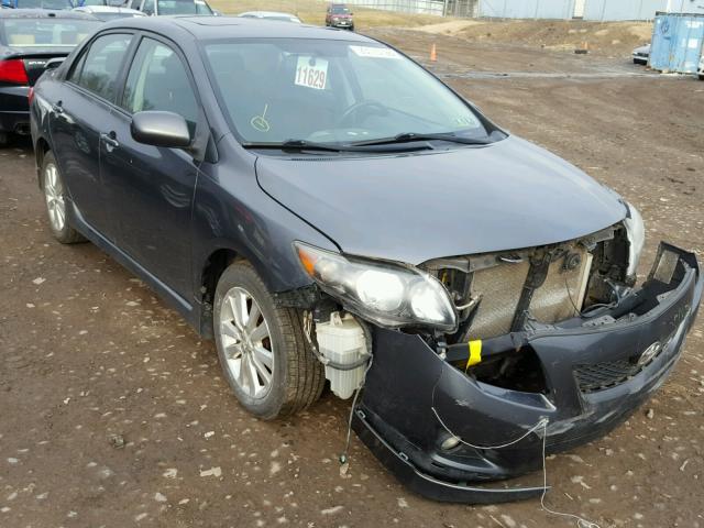 2T1BU4EE3AC287477 - 2010 TOYOTA COROLLA BA GRAY photo 1