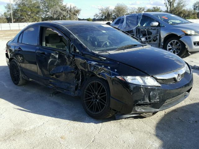 2HGFA165X9H363352 - 2009 HONDA CIVIC LX BLACK photo 1