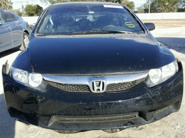 2HGFA165X9H363352 - 2009 HONDA CIVIC LX BLACK photo 9