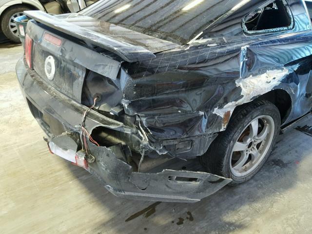 1ZVFT82H765230968 - 2006 FORD MUSTANG GT BLACK photo 9