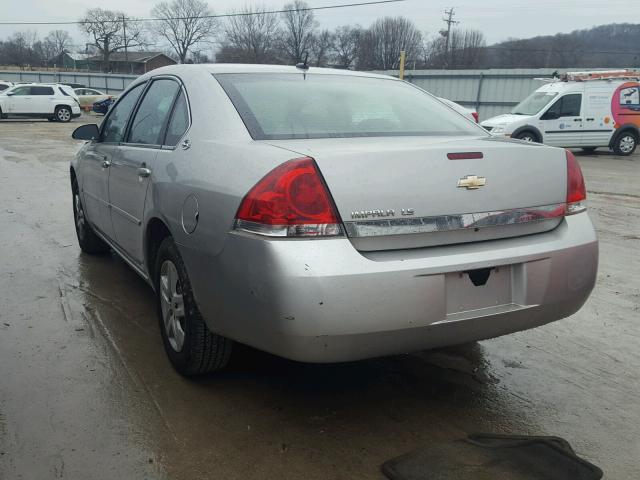 2G1WB58N479167942 - 2007 CHEVROLET IMPALA LS SILVER photo 3