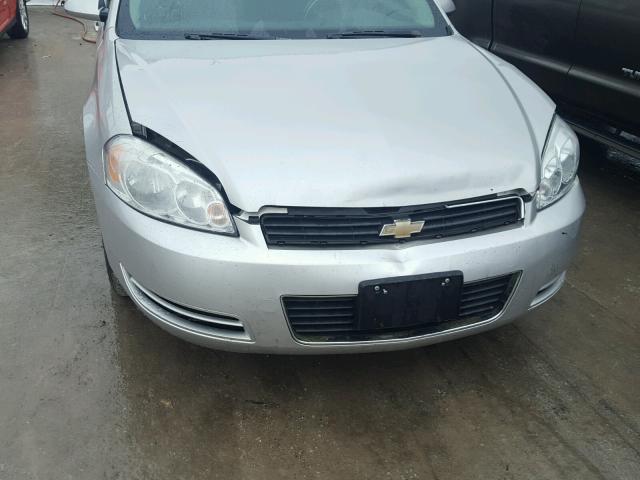 2G1WB58N479167942 - 2007 CHEVROLET IMPALA LS SILVER photo 9