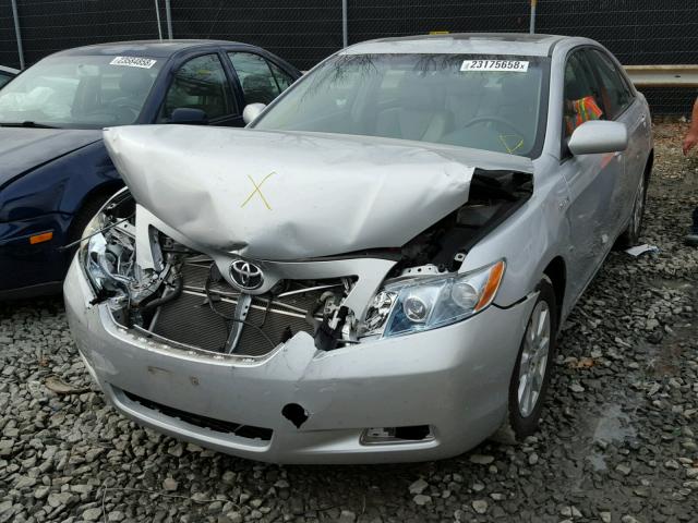 4T1BB46K09U082445 - 2009 TOYOTA CAMRY HYBR SILVER photo 2