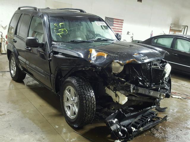 1J4GL58K03W557480 - 2003 JEEP LIBERTY LI BLACK photo 1