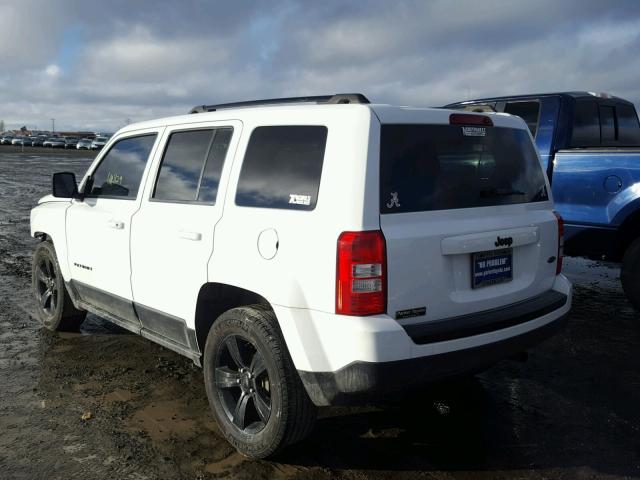 1C4NJPBA7ED691111 - 2014 JEEP PATRIOT SP WHITE photo 3