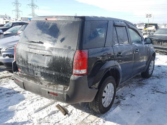 5GZCZ33D65S828793 - 2005 SATURN VUE BLACK photo 4