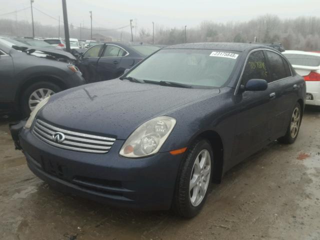 JNKCV51F74M710167 - 2004 INFINITI G35 BLUE photo 2