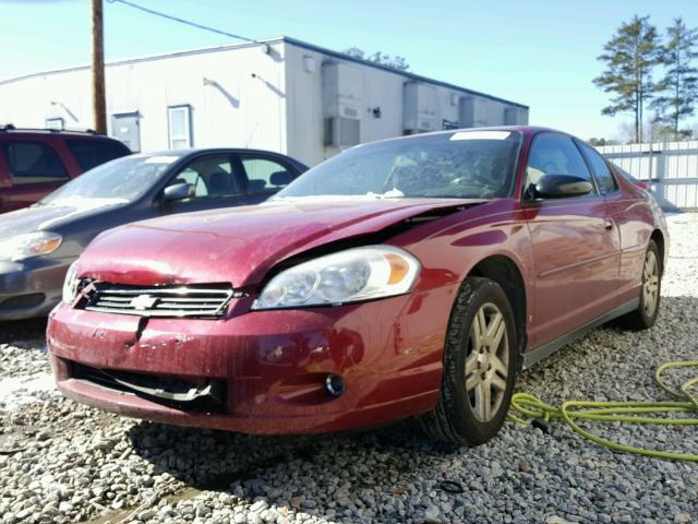 2G1WK151069399074 - 2006 CHEVROLET MONTE CARL MAROON photo 2