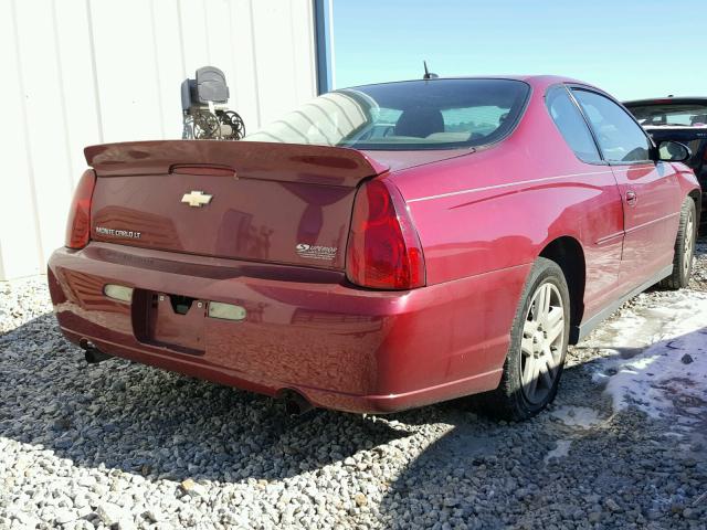 2G1WK151069399074 - 2006 CHEVROLET MONTE CARL MAROON photo 4