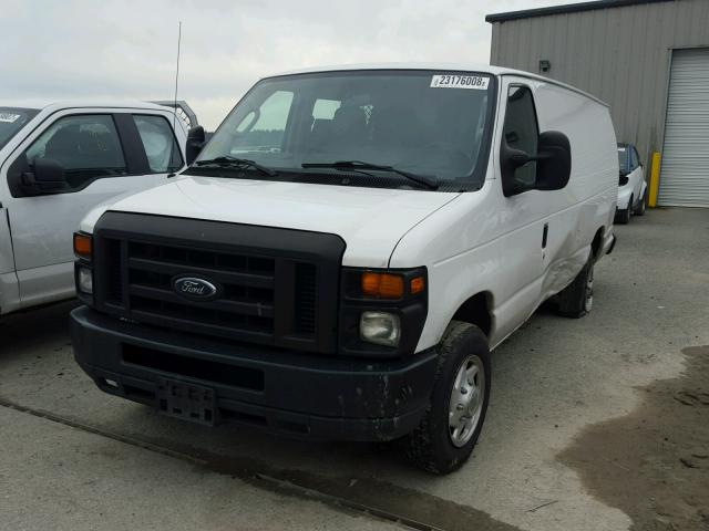 1FTNS14W49DA89243 - 2009 FORD ECONOLINE WHITE photo 2