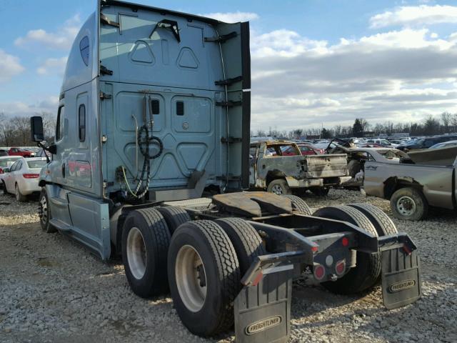 1FUJGLD51FLGD5430 - 2015 FREIGHTLINER CASCADIA 1 BLUE photo 3