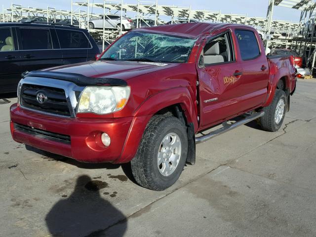 5TELU42NX7Z383084 - 2007 TOYOTA TACOMA DOU RED photo 2