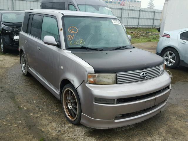 JTLKT324464039035 - 2006 TOYOTA SCION XB SILVER photo 1