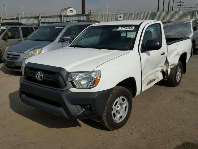 5TFNX4CN9EX035957 - 2014 TOYOTA TACOMA WHITE photo 2