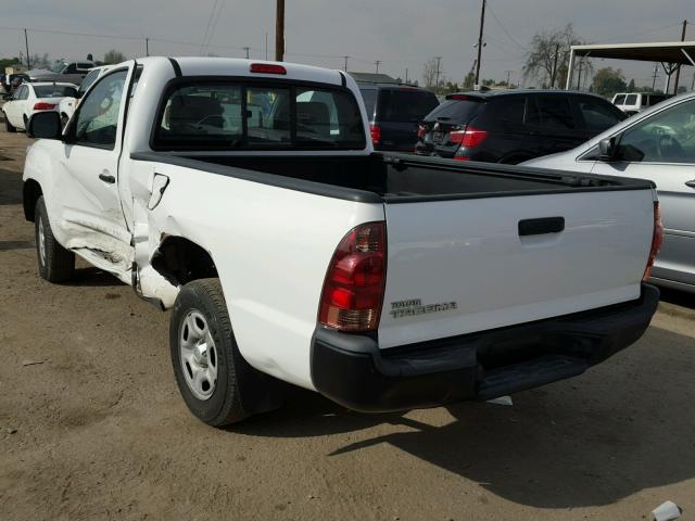 5TFNX4CN9EX035957 - 2014 TOYOTA TACOMA WHITE photo 3