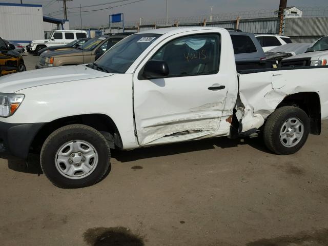 5TFNX4CN9EX035957 - 2014 TOYOTA TACOMA WHITE photo 9