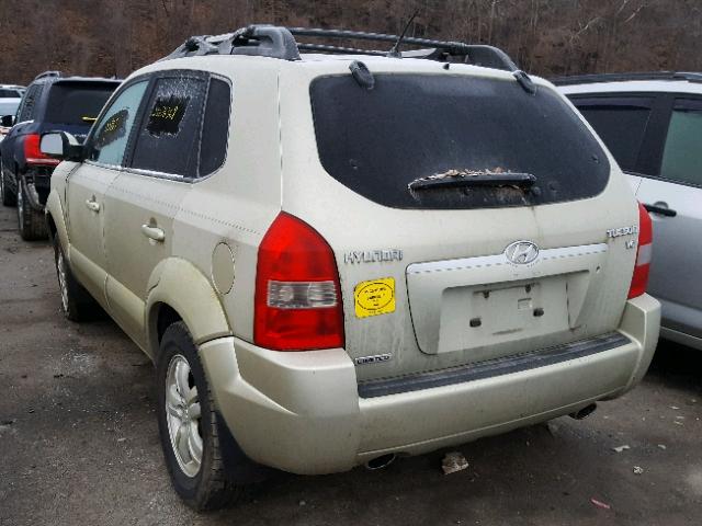 KM8JN12D36U292705 - 2006 HYUNDAI TUCSON GLS GOLD photo 3