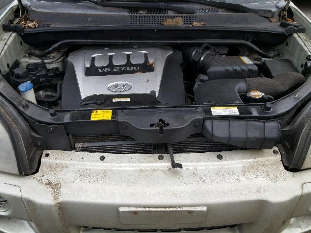 KM8JN12D36U292705 - 2006 HYUNDAI TUCSON GLS GOLD photo 7