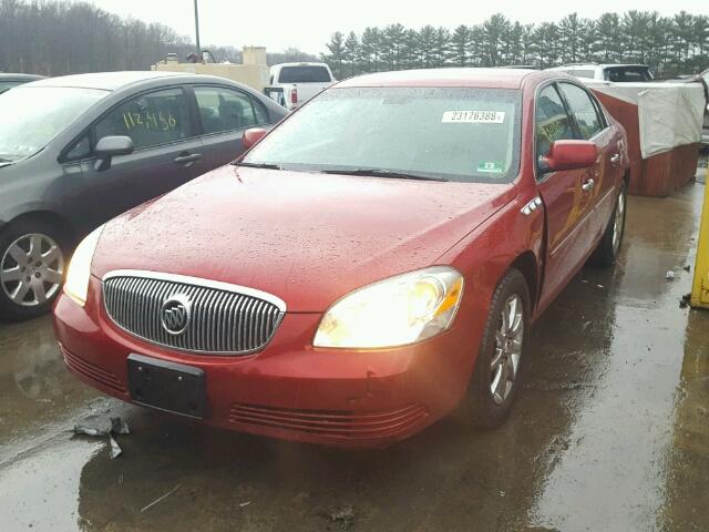 1G4HD57297U228234 - 2007 BUICK LUCERNE CX RED photo 2