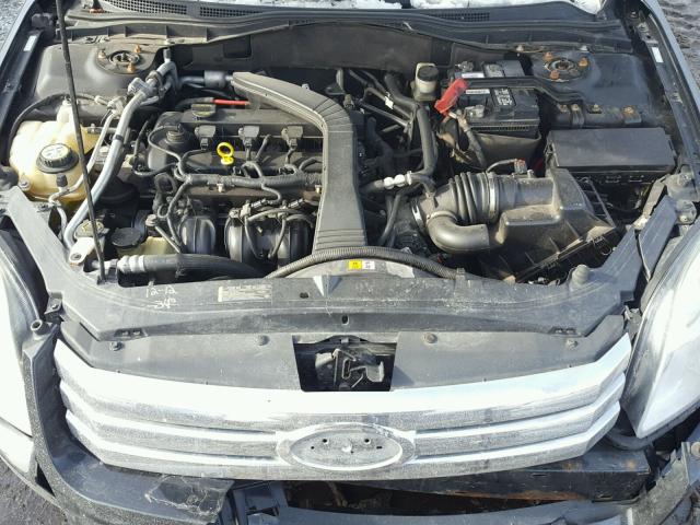 3FAHP07Z77R221422 - 2007 FORD FUSION SE BLACK photo 7