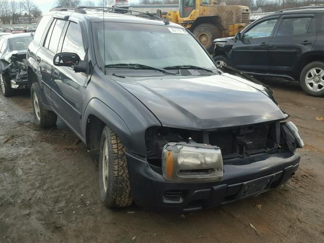 1GNDT13S162244272 - 2006 CHEVROLET TRAILBLAZE BLACK photo 1