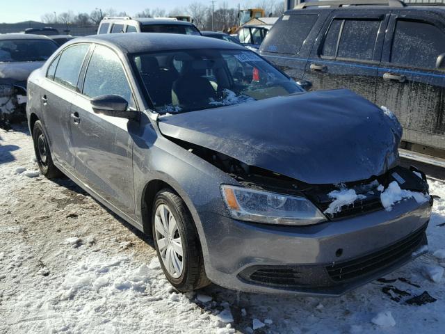 3VWD17AJ5EM232173 - 2014 VOLKSWAGEN JETTA SE GRAY photo 1