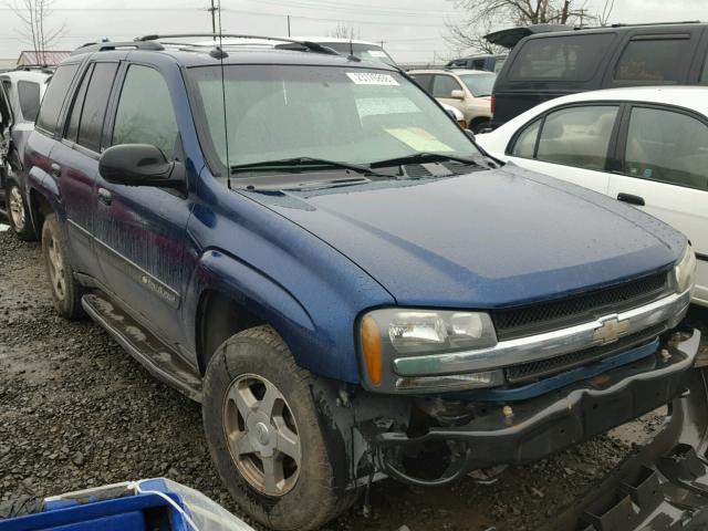 1GNDT13S242154108 - 2004 CHEVROLET TRAILBLAZE BLUE photo 1