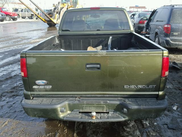 1GCCS19W618100739 - 2001 CHEVROLET S TRUCK S1 GREEN photo 9