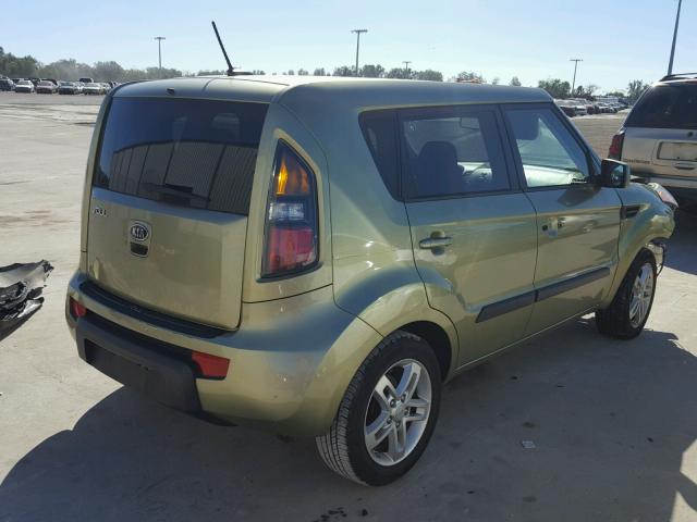 KNDJT2A23B7226714 - 2011 KIA SOUL + GREEN photo 4