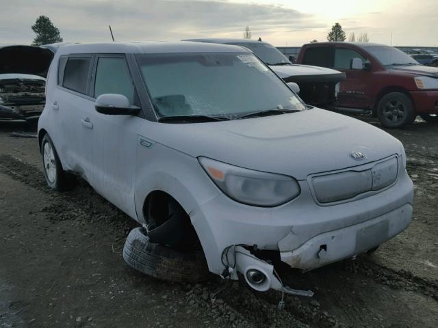 KNDJX3AE2G7013216 - 2016 KIA SOUL EV WHITE photo 1