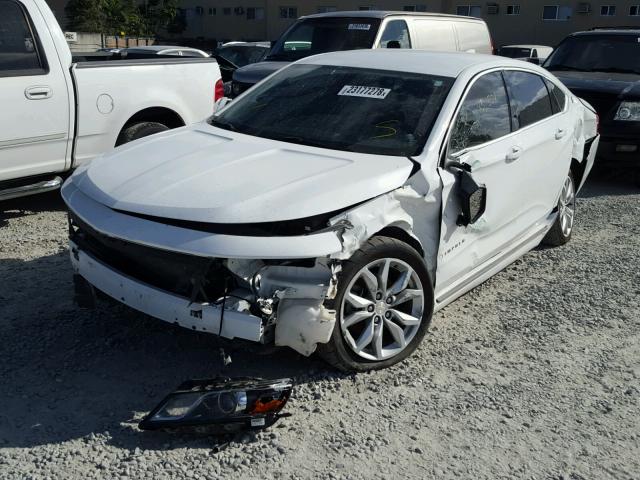 2G1115S36G9101493 - 2016 CHEVROLET IMPALA LT WHITE photo 2