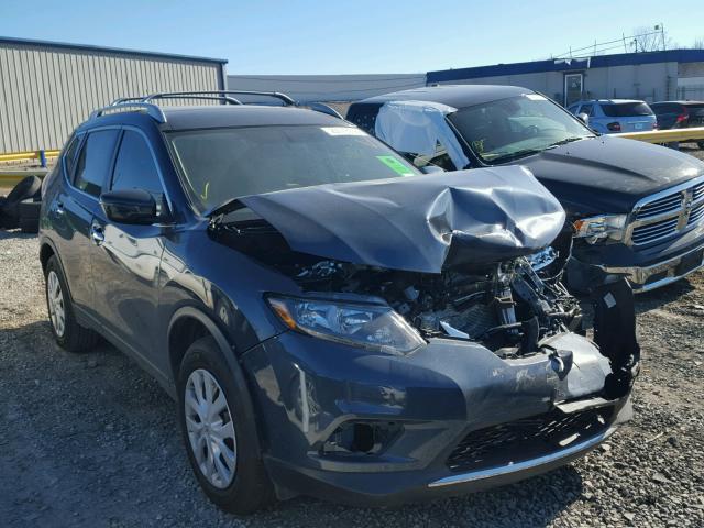 5N1AT2MT9GC892443 - 2016 NISSAN ROGUE S BLUE photo 1