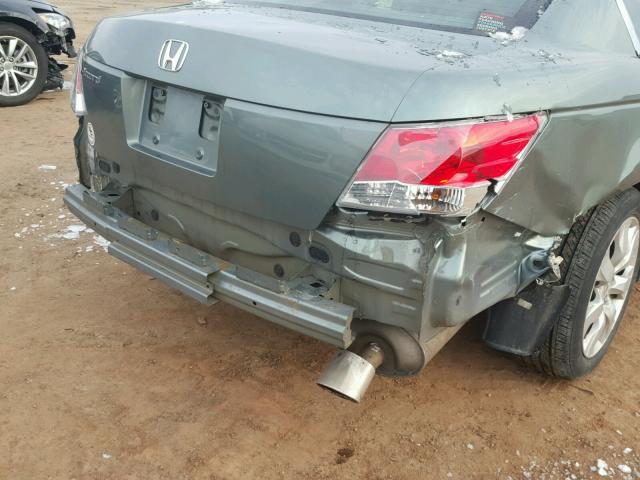 1HGCP2F88AA165678 - 2010 HONDA ACCORD EXL GRAY photo 9