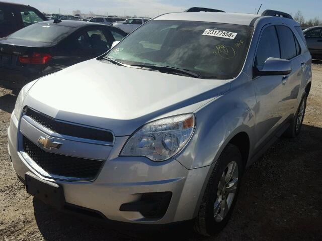 2GNALBEK3F6240426 - 2015 CHEVROLET EQUINOX LT SILVER photo 2