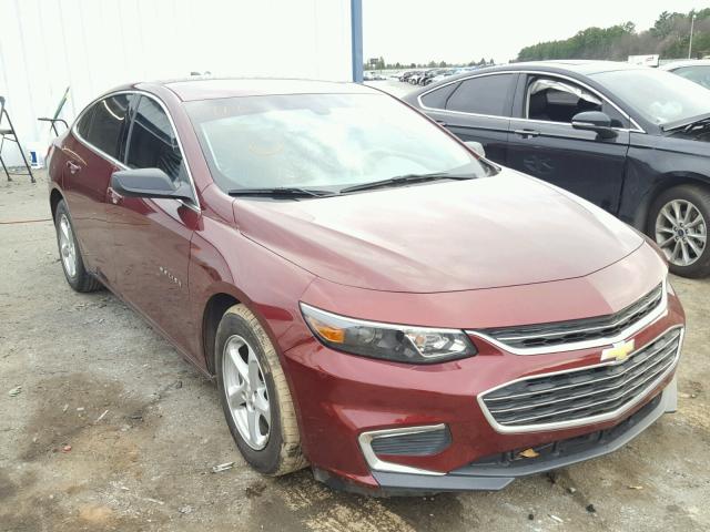 1G1ZB5ST4GF213474 - 2016 CHEVROLET MALIBU LS MAROON photo 1