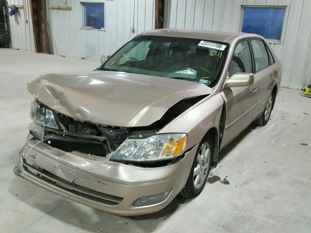 4T1BF28B81U183274 - 2001 TOYOTA AVALON XL GOLD photo 2