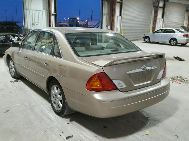 4T1BF28B81U183274 - 2001 TOYOTA AVALON XL GOLD photo 3