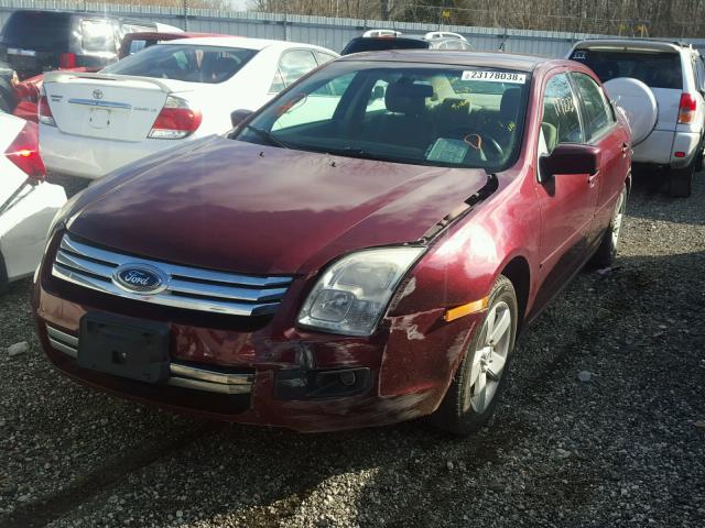 3FAHP07Z87R180279 - 2007 FORD FUSION SE RED photo 2