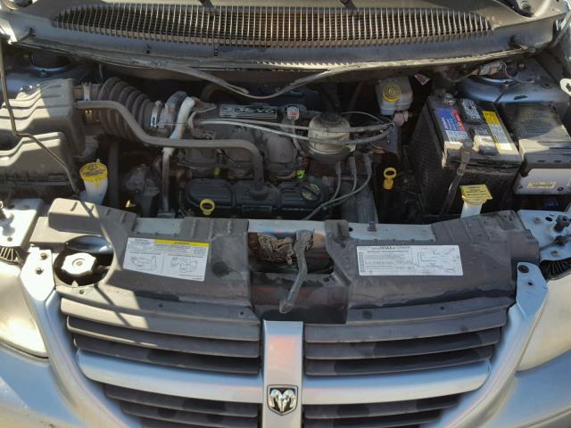 1D4GP45R06B609209 - 2006 DODGE CARAVAN SX BLUE photo 7