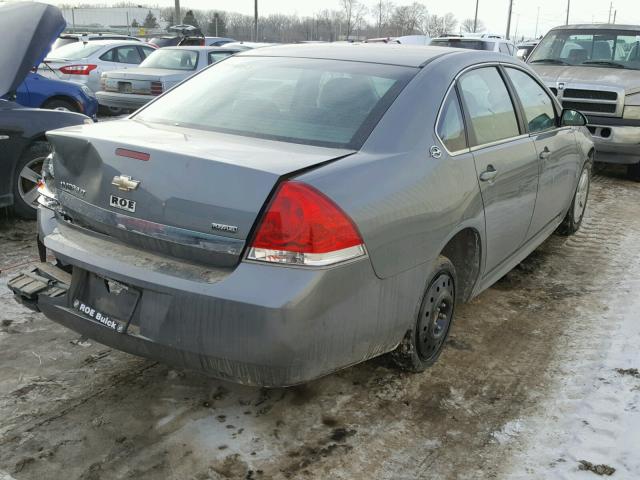 2G1WT57K891237335 - 2009 CHEVROLET IMPALA 1LT GRAY photo 4